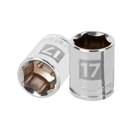 CUBO ESPIGA 3/8" HEX 17mm D3817-HM TRUPER