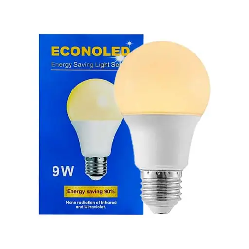 BOMBILLO LED LUZ AMARILLA 9W