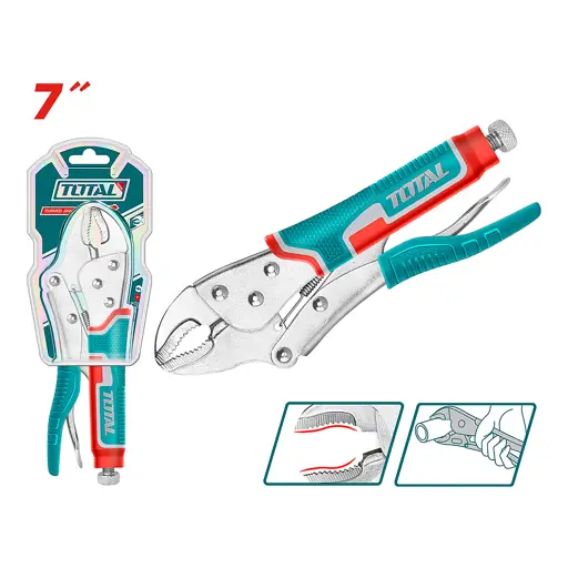 ALICATE PRESIÓN TOTAL CURVO 7"