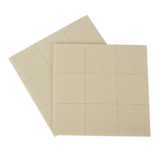 CUADROS DOBLE ADHESIVO 24X24MM 18 PIEZAS TRUPER