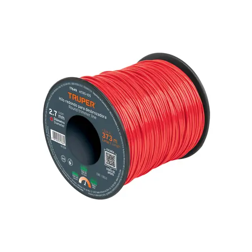 HILO REDONDO PARA DESBROZADORA 2.7MM X 373M TRUPER