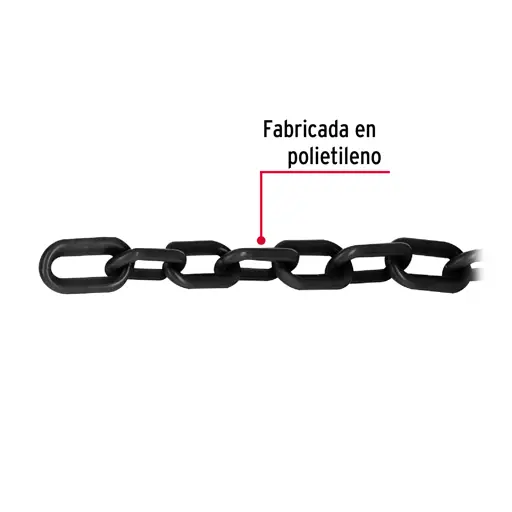 CADENA PLASTICO NEGRO 5MM FIERO (METRO)