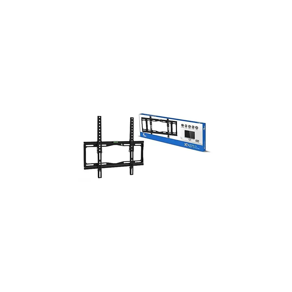 Soporte de pared de acero negro inclinable Xtech para pantallas de televisión de 32 a 70 pulgadas 1