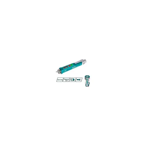 PROBADOR Y DETECTOR VOLTAJE DIGITAL 12V-1000V TOTAL