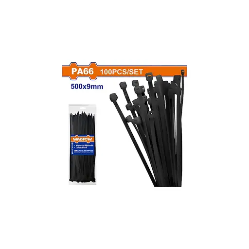 AMARRA PLASTICA NEGRA 20" WADFOW (UNIDAD)