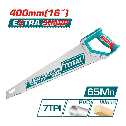 SERRUCHO  P/PLASTICO 16"  TOTAL