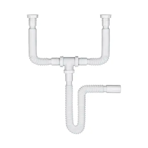 DESAGUE DOBLE FLEXIBLE 1-1/2" FOSET