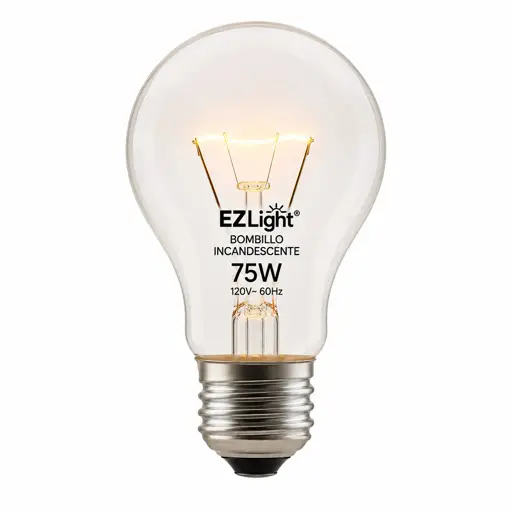 BOMBILLO INCANDESCENTE 75W EZLIGHT
