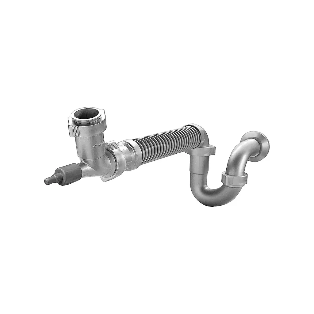 Sifón flexible de PVC Coflex para desagüe de fregadero y lavatorio 1