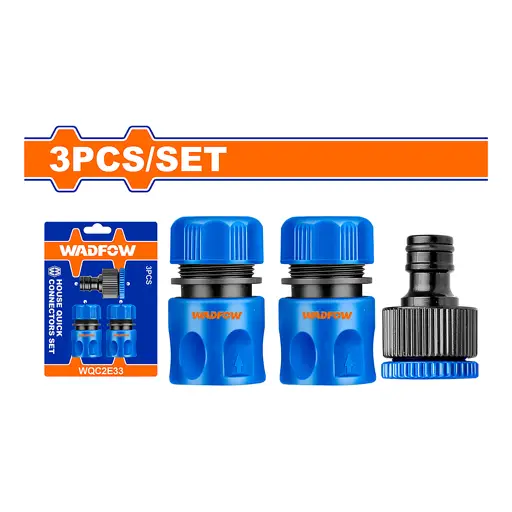 JUEGO ACOPLES MANGUERA 3 PIEZAS WADFOW