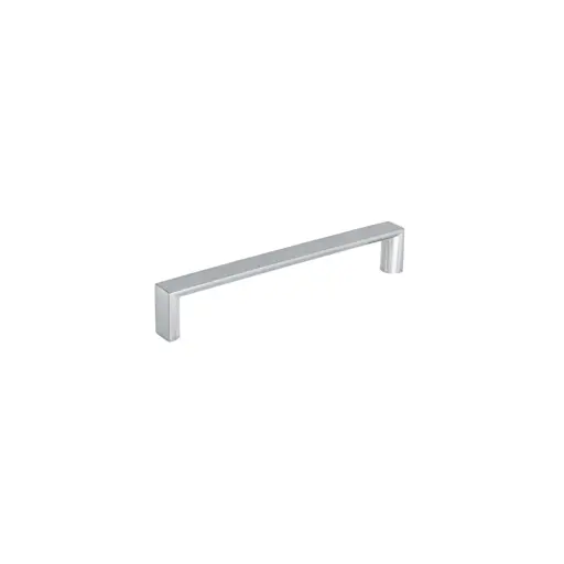 JALADERA METALICA 128MM ESTILO ANDAMIO NIQUEL SATIN HERMEX