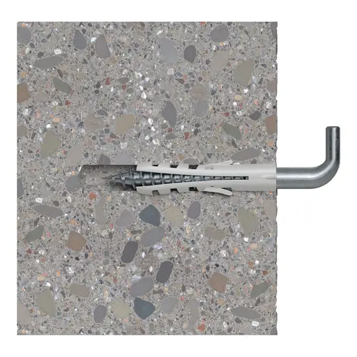 ESPANDER DE NYLON TIPO S 7 MM 1/4" CAJA DE 100 UNIDADES FISCHER