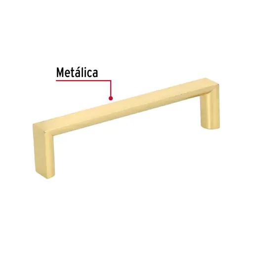 JALADERA LATON BRILLANTE 96MM ANDAMIO HERMEX