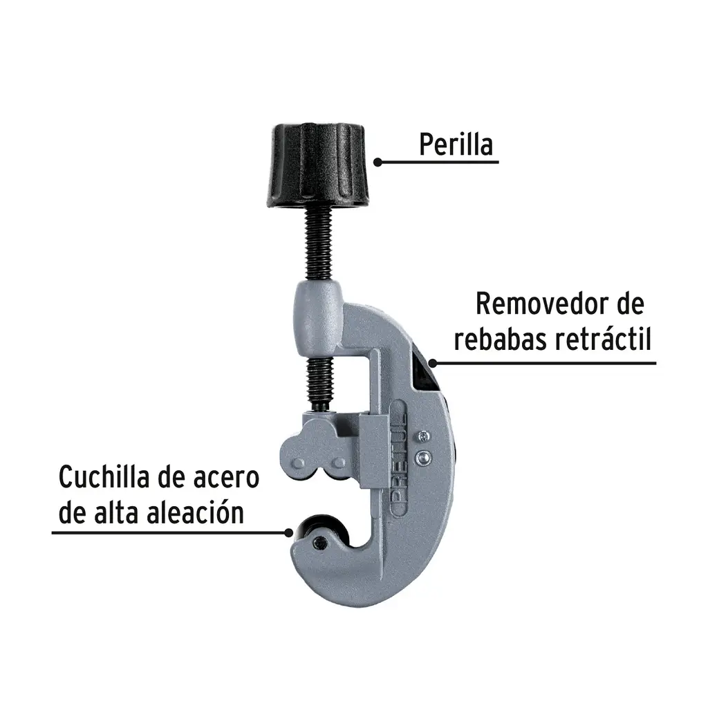 CORTADOR P/TUBO ALUM 1 1/8" COT-P PRETUL