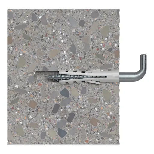 ESPANDER DE NYLON TIPO S 4 MM 5/32" CAJA DE 200 UNIDADES FISCHER