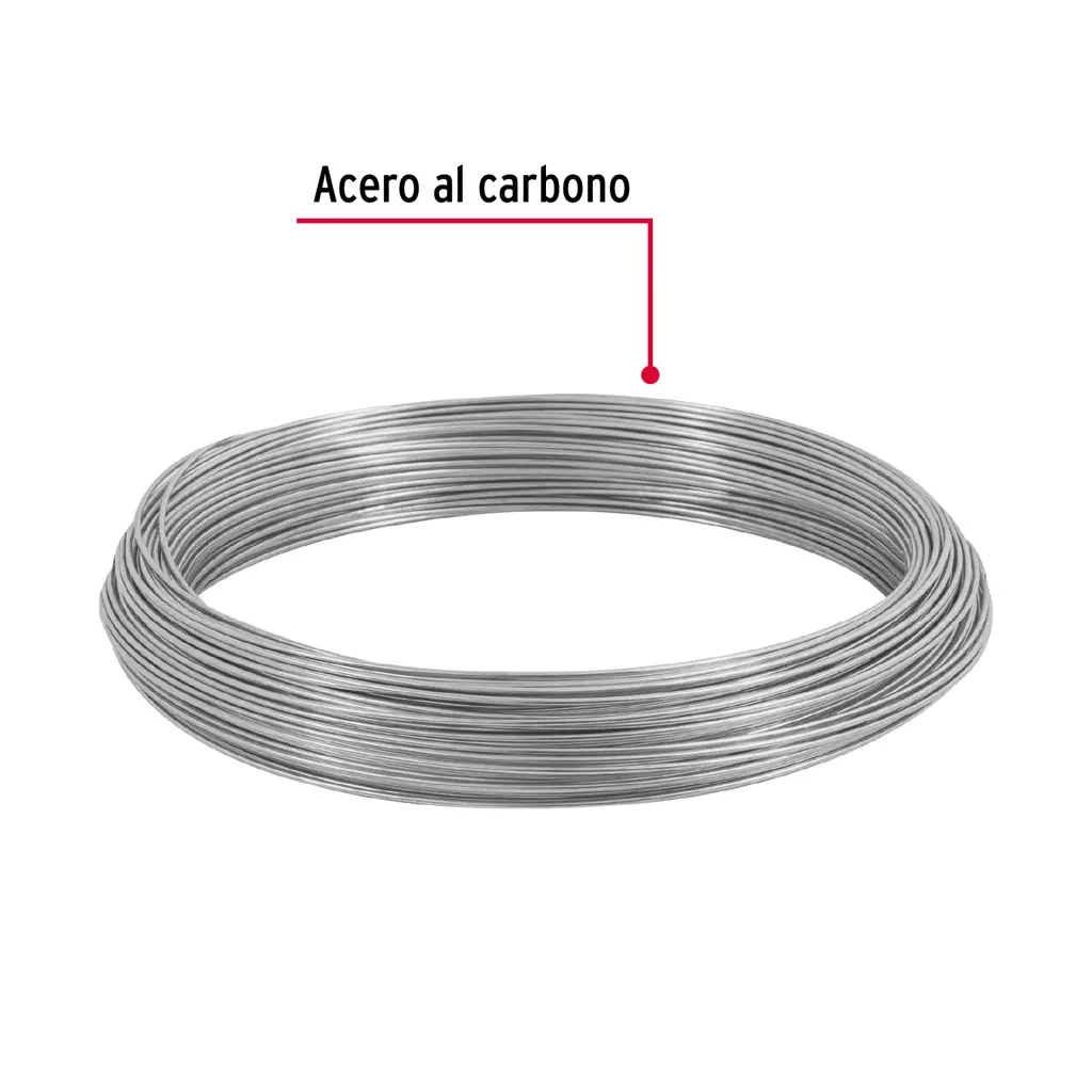 ALAMBRE GALVANIZADO CALIBRE 16 ROLLO 1KG FIERO