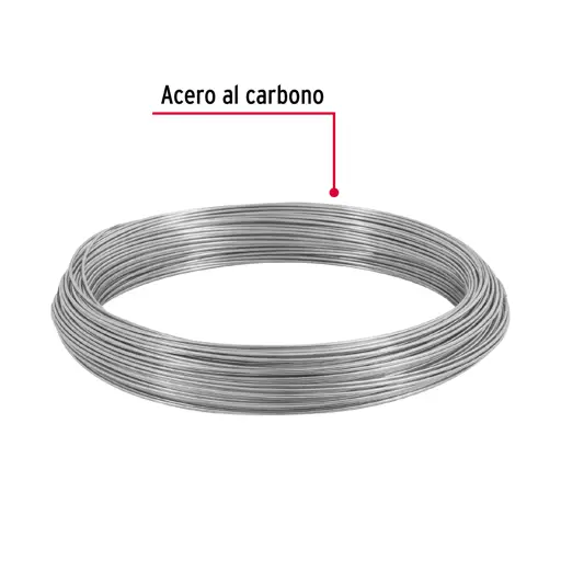 ALAMBRE GALVANIZADO CALIBRE 16 ROLLO 1KG FIERO
