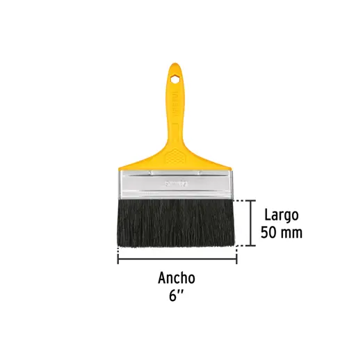 BROCHA MANGO PLASTICO BRP-6 PRETUL