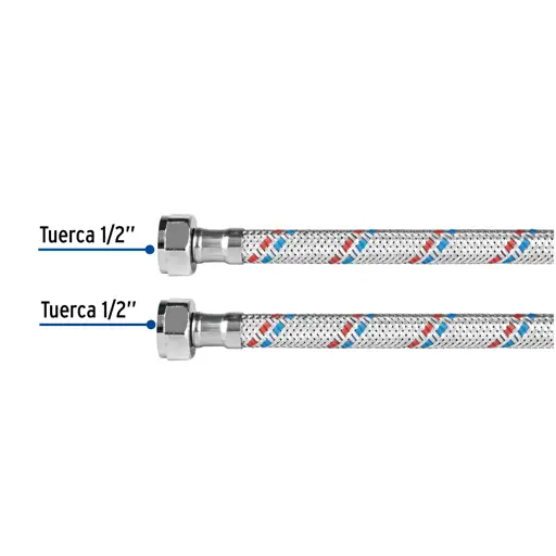 TUBO ABASTO FREGADERO 1/2X1/2X55C FOSET