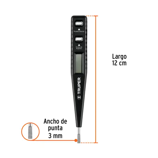 PROBADOR DE VOLTAJE DIGITAL TRUPER