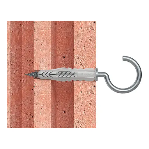 ESPANDER DE NYLON TIPO UX R 10 MM 3/8" CAJA DE 50 UNIDADES FISCHER