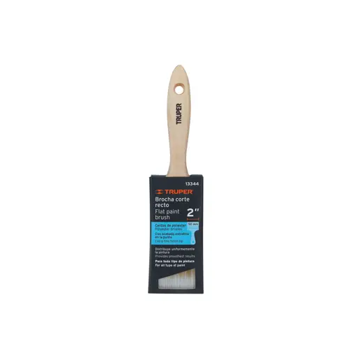 BROCHA 2" MANGO DE MADERA TRUPER