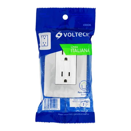 TOMA DOBLE PLACA POLAR PLATA VOLTECK