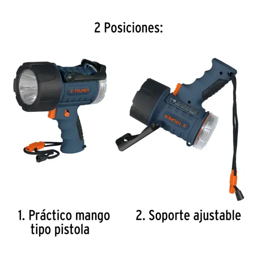 LINTERNA RECARGABLE 300L TRUPER