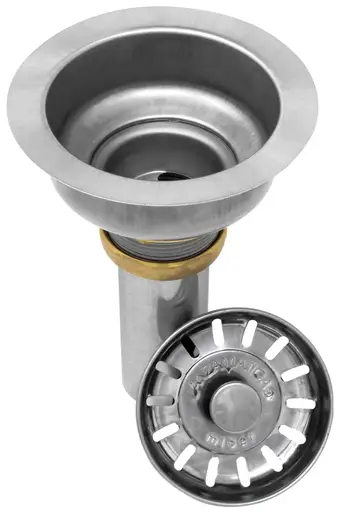 DESAGUE FREGADERO METAL 4 1/2 CON COLETA MIBER