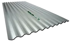 LAMINA ZINC METALUM ONDULADA GALVANIZADA COMERCIAL #28 0.81X3.66 (0.32) 