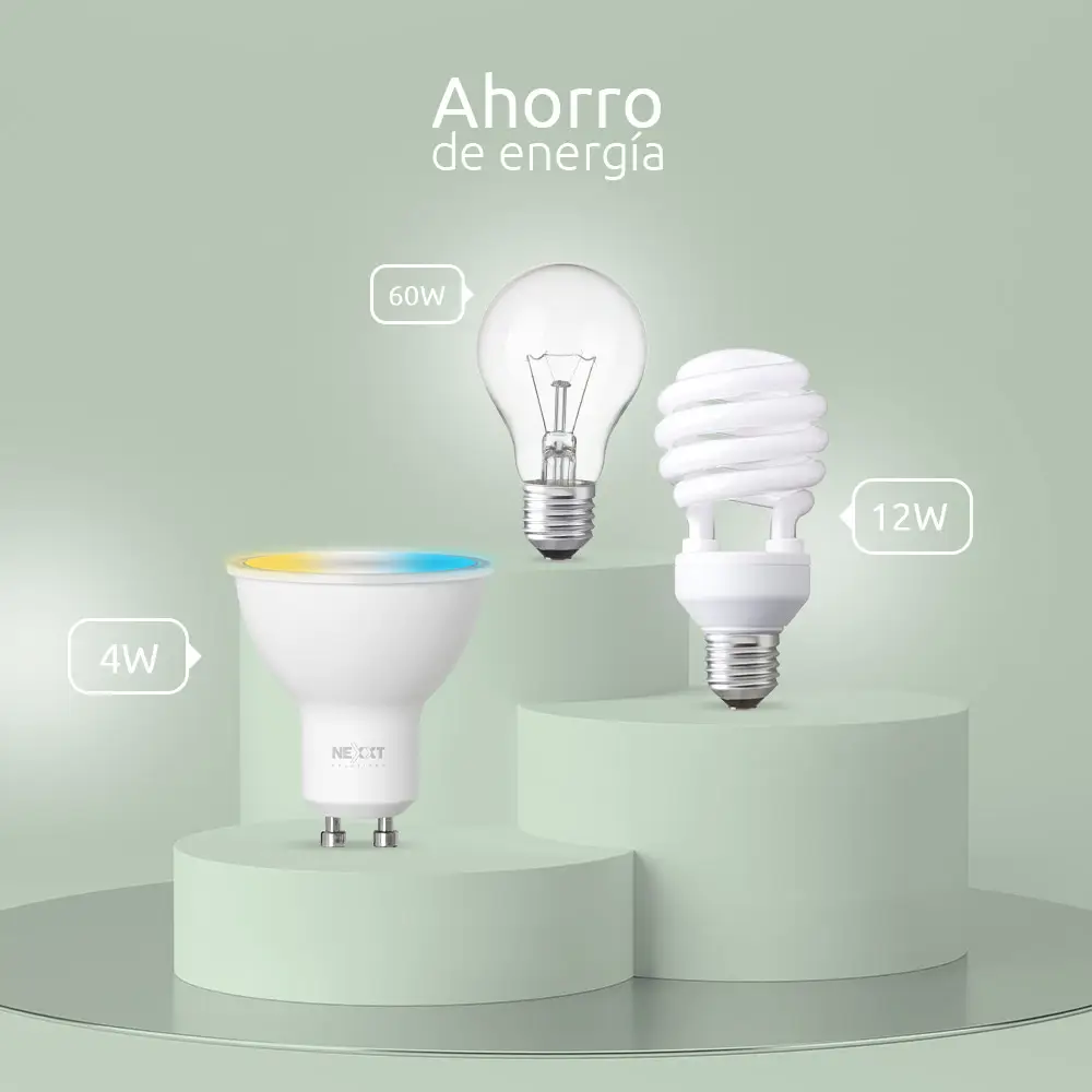 BOMBILLO INTELIGENTE DOWNLIGHT LED WIFI NEXXT SOLUTIONS — vista 2