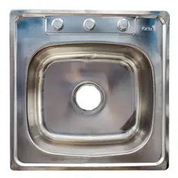 PILA ACERO INOXIDABLE 50X50 EMPOTRABLE FAUCETS (FREGADERO)