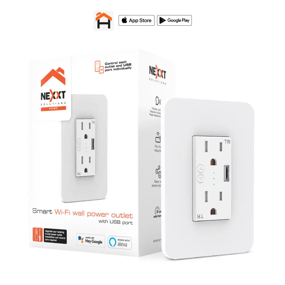 TOMACORRIENTE INTELIGENTE CON PUERTO USB Y WIFI NEXXT SOLUTIONS