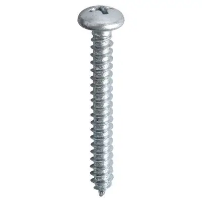 12X2 1/2 TORNILLO PARA METAL CABEZA CILINDRICA (PAQUETE DE 10)