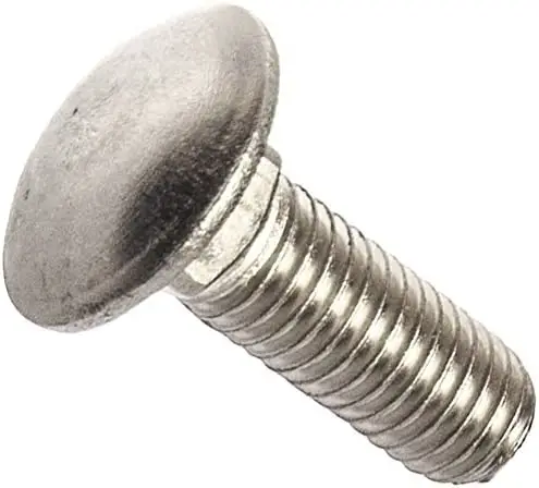 1/4x1 TORNILLO CARROCERIA GRADO 2 (PAQUETE DE 5)