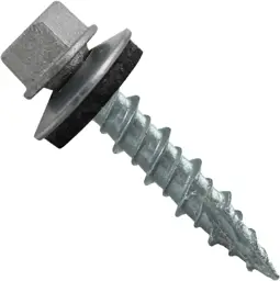1/4X2 TORNILLO PARA TECHO PUNTA CORRIENTE GALVANIZADO (PAQUETE 100)