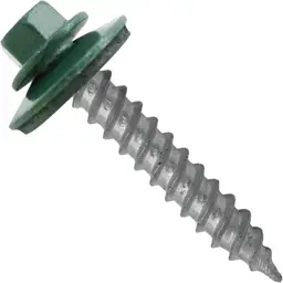 1/4X2 TORNILLO PARA TECHO PUNTA CORRIENTE VERDE (PAQUETE 100)