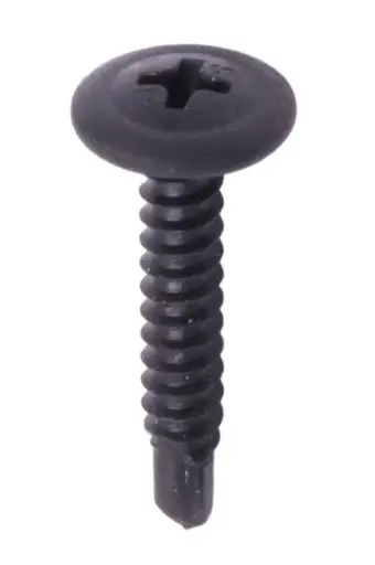 6X1 1/4 TORNILLO GYPSUM NEGRO PUNTA BROCA (PAQUETE DE 100)