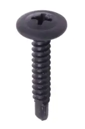 6X1 TORNILLO GYPSUM NEGRO PUNTA BROCA (PAQUETE DE 100)
