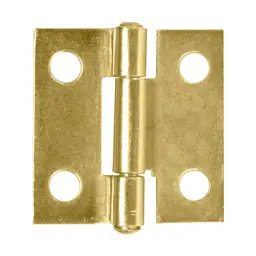 BISAGRA DORADA RECTANGULAR DE 2 PULGADAS (PAQUETE DE 2)