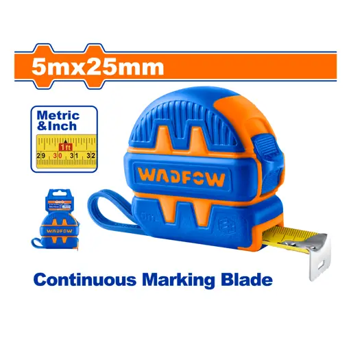 CINTA METRICA 5MX25MM WADFOW