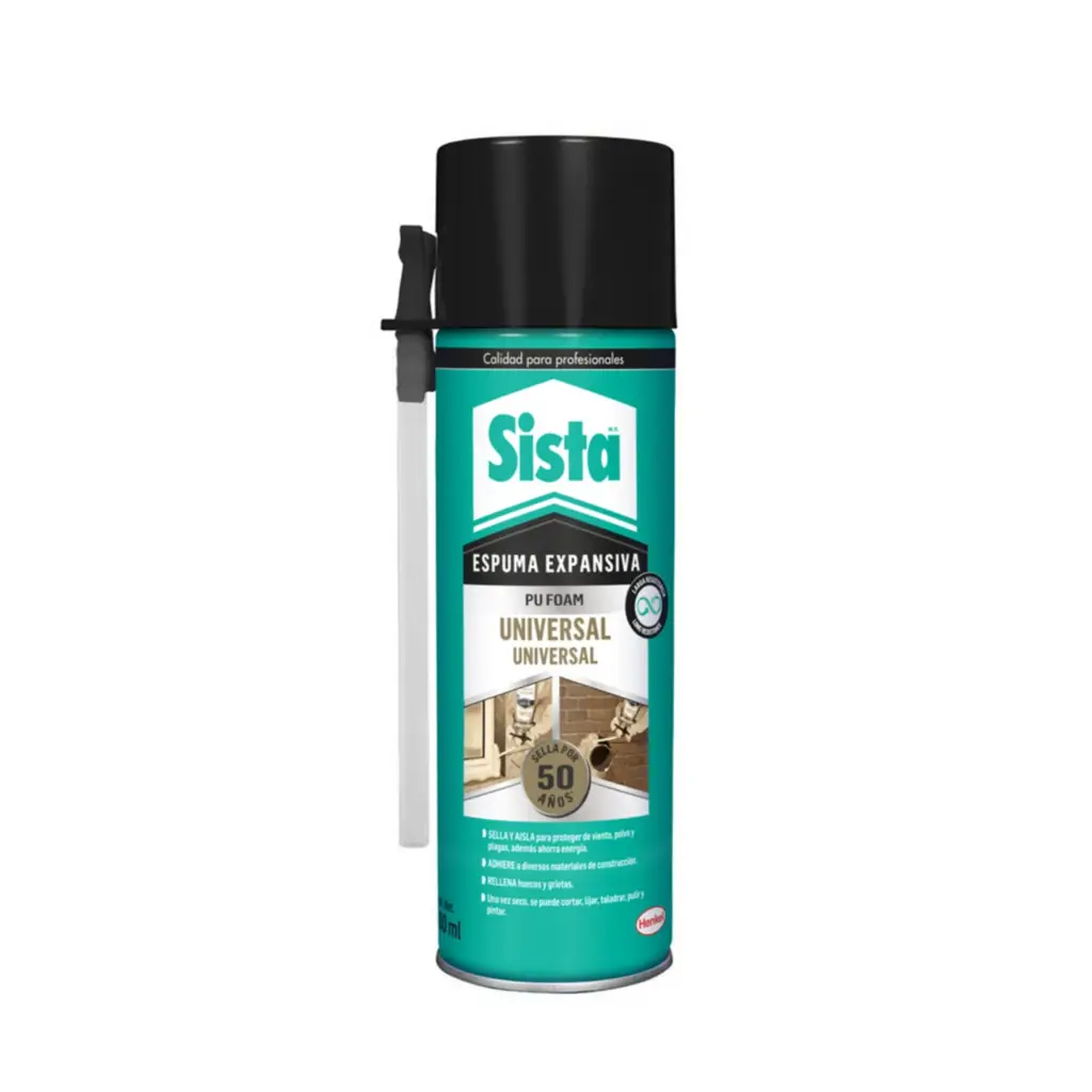 SISTA ESPUMA EXPANSIVA UNIVERSAL 500 ML HENKEL — vista 2