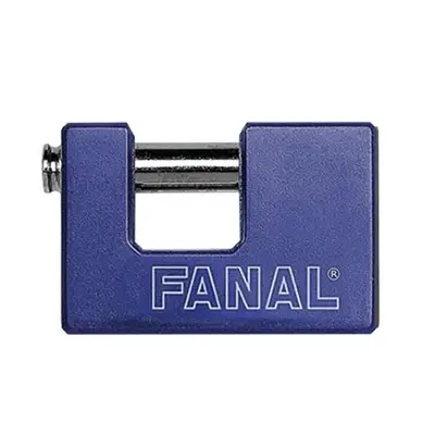 CANDADO DE SEGURIDAD REVESTIDO EN POLIVINILO AZUL 75MM FANAL