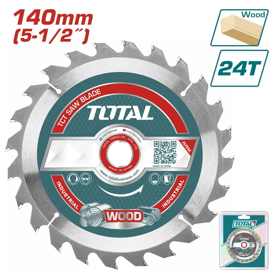 DISCO SIERRA CIRCULAR CALZADA 5-1/2" X 24T TOTAL