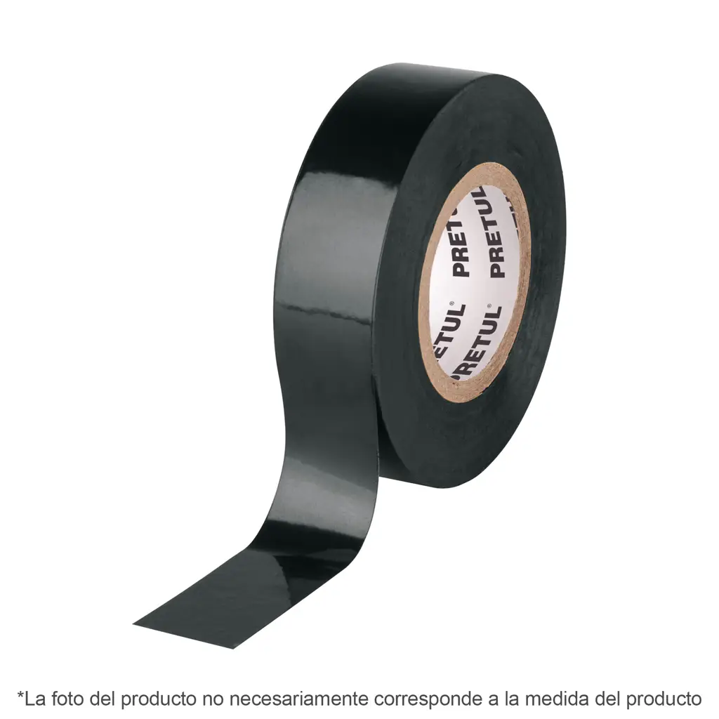 TAPE ELECTRICO NEGRO 3/4X18M PRETUL — vista 4