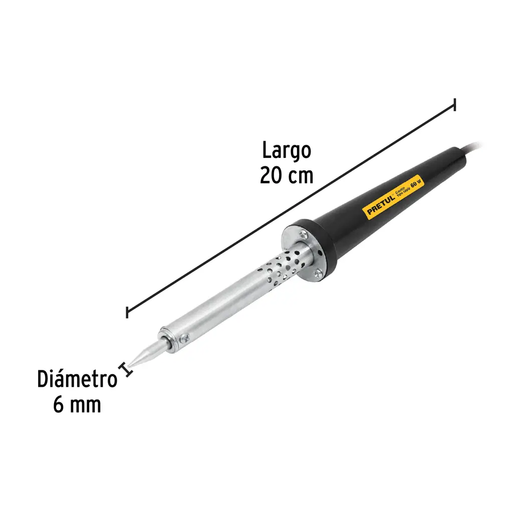 CAUTIN TIPO LAPIZ 60W PRETUL — vista 3