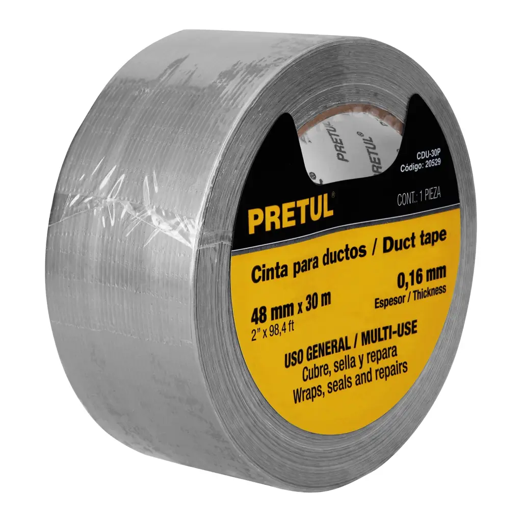 CINTA PARA DUCTOS 30M PRETUL