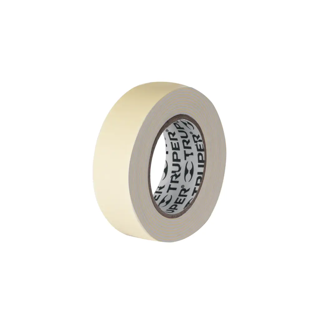 CINTA DOBLE CARA BLANCA 19MM X 1.5M TRUPER