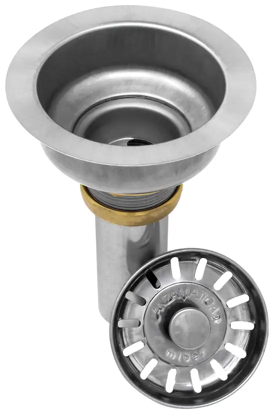 DESAGUE FREGADERO METAL 4 1/2 CON COLETA MIBER