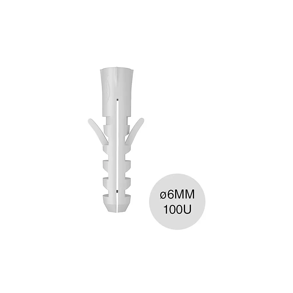 ESPANDER DE NYLON TIPO S 6MM 1/4" FISCHER